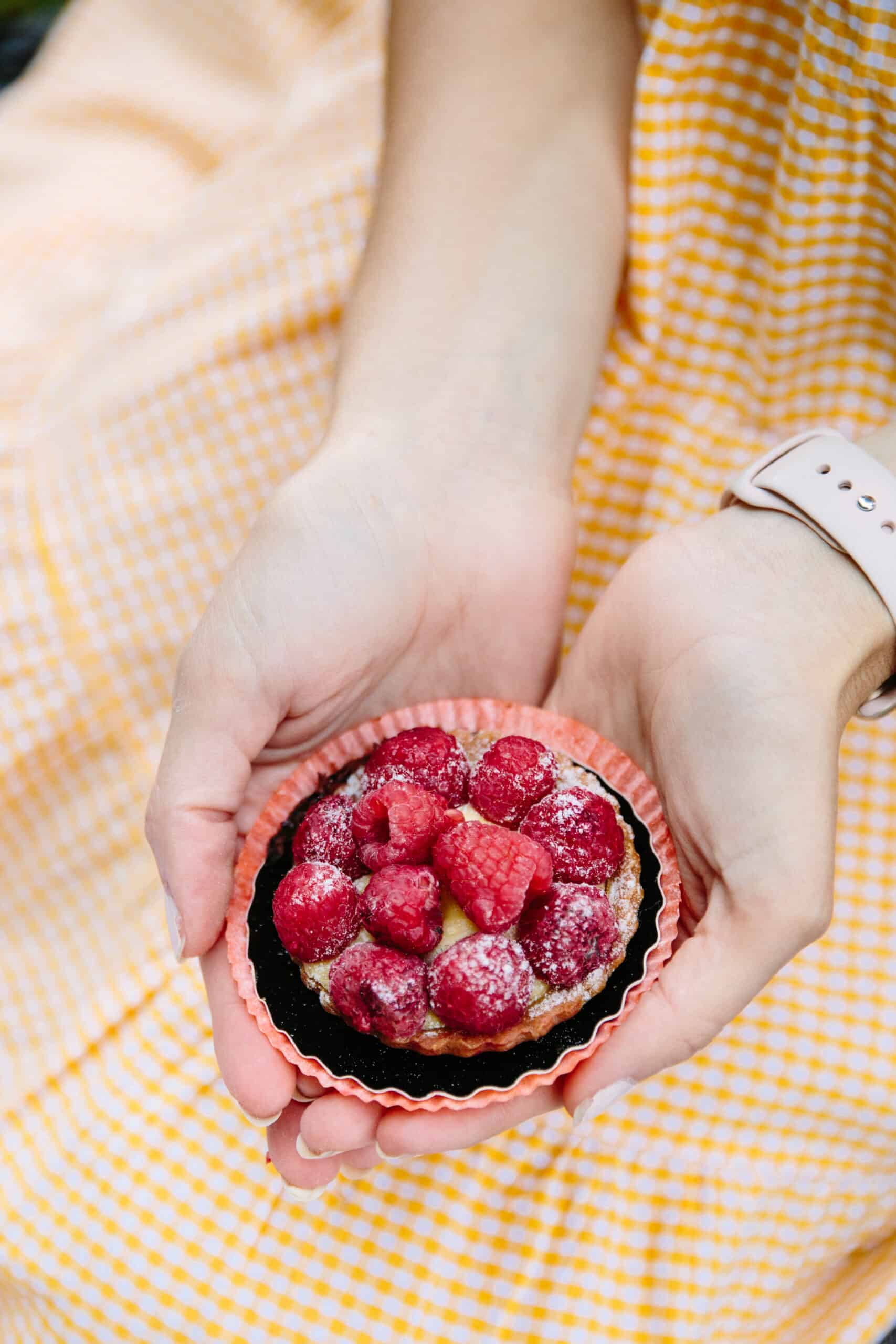 Enjoying a picnic in Versailles, France.