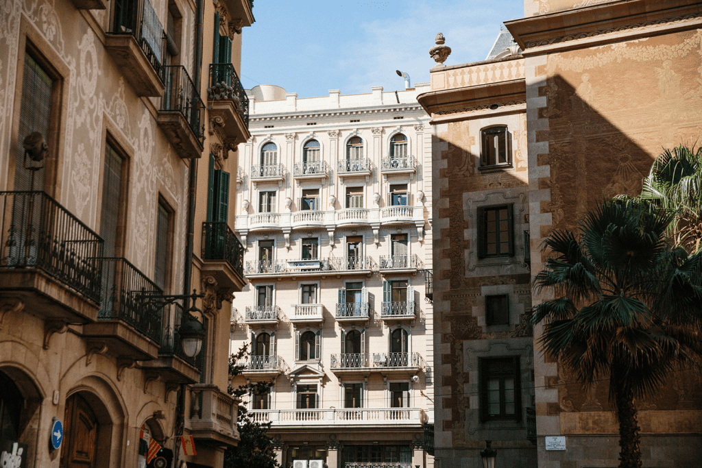 architecture in barcelona, spain