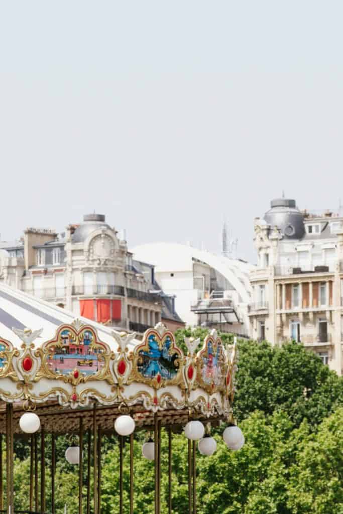 Tuileries Garden in Paris, France