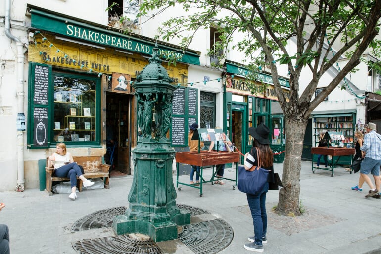 Shakespeare & Company in Paris, France