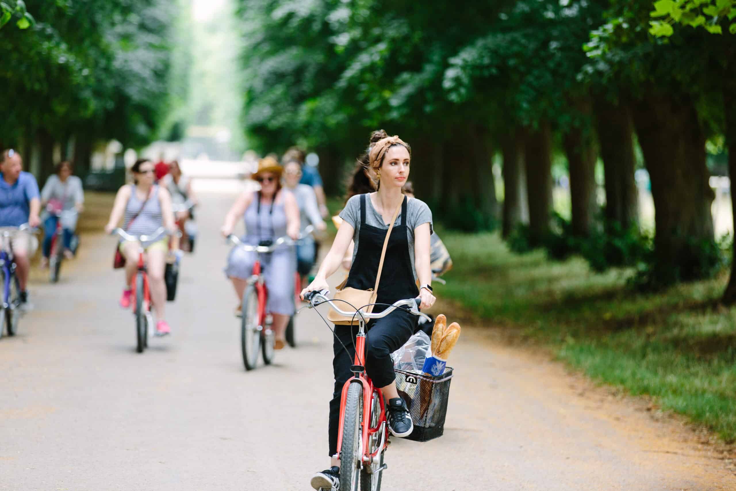 Biking in Versailles, France
