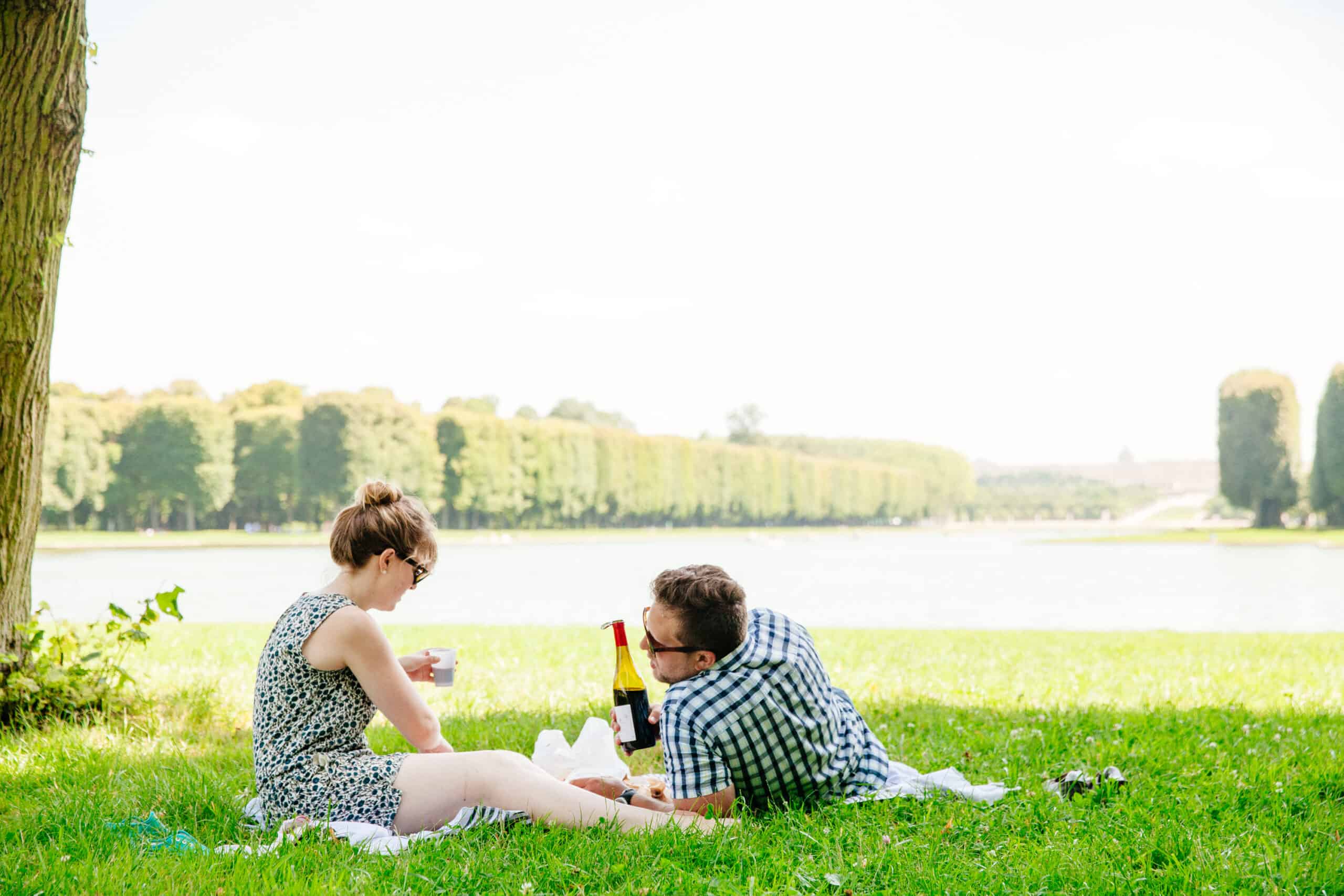 Picnic in Versailles, France