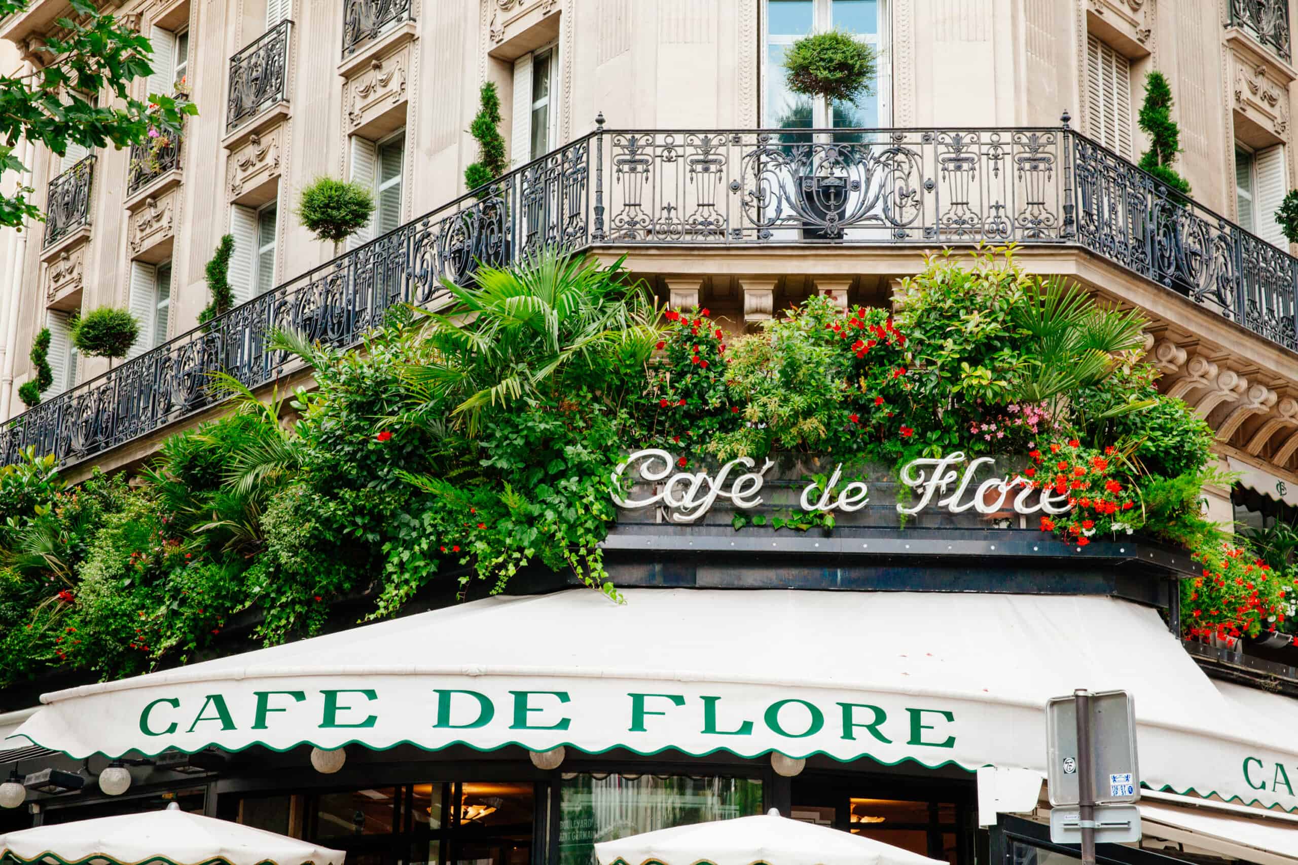 The iconic Café de Flore in Paris.