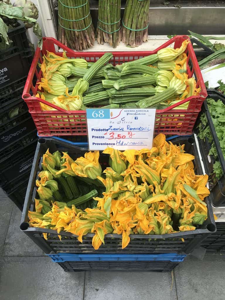 zucchini flowers for appetizer