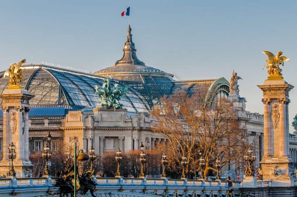 The original Grand Palais in Paris, France