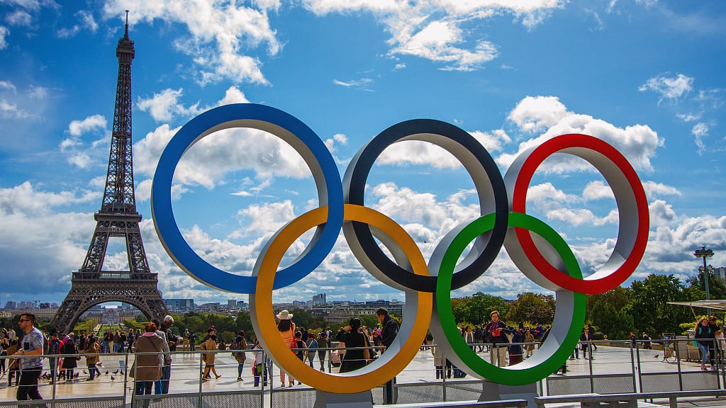 The Eiffel Tower and the Olympic Rings