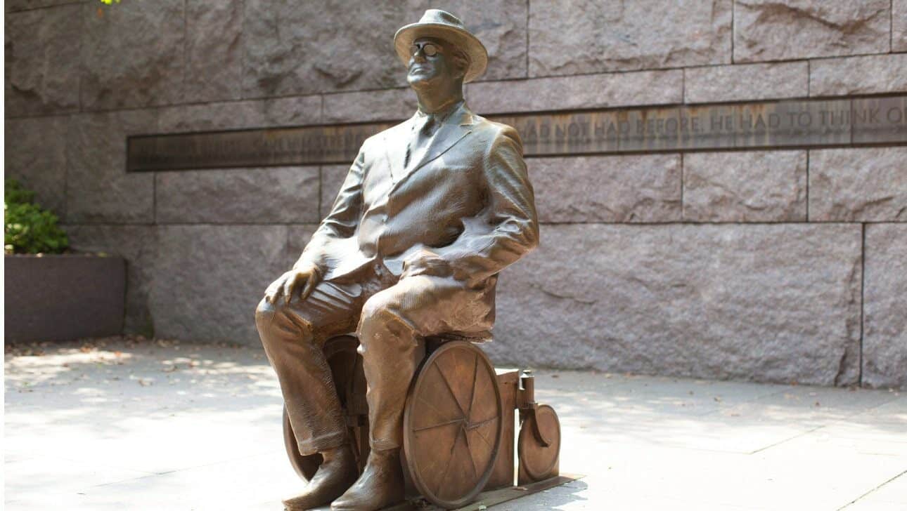 the franklin d. roosevelt memorial in washington, d.c.