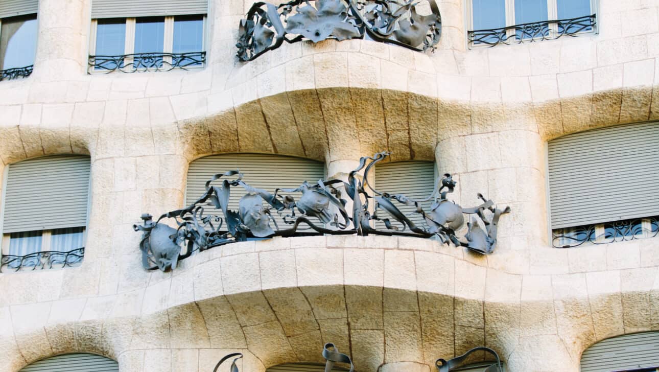 Barcelona, Complete Gaudi Walking Tour, Highlights, Barcelona-Complete-Gaudi-Walking-Tour-Casa-Mila.