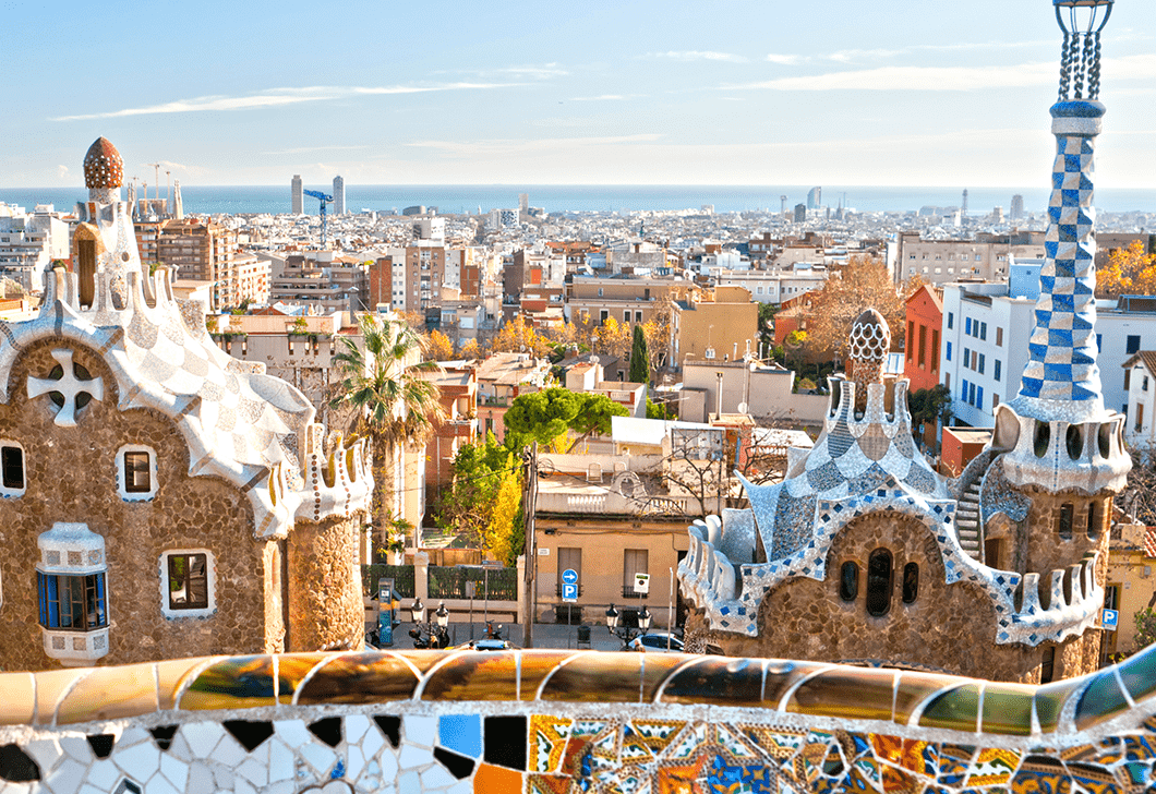 A view of Barcelona from Parc Güell