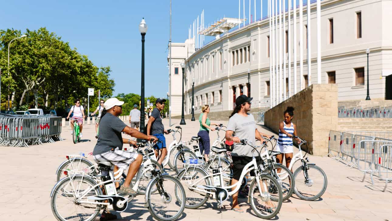 Barcelona, Electric Bike Tour, Highlights, Barcelona-Electric-Bike-Tour-Olympic-Stadium.