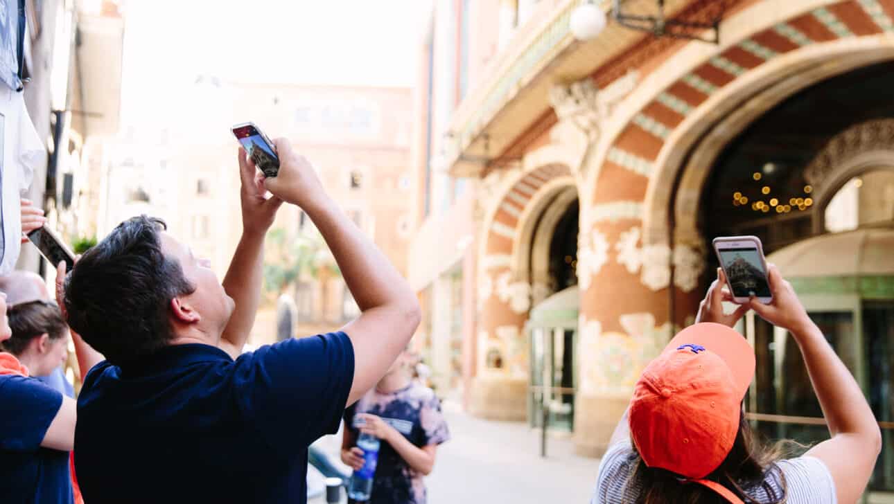 Barcelona, Gaudi Bike Tour, Highlights, Barcelona-Gaudi-Bike-Tour-Palau-De-La-Musica.