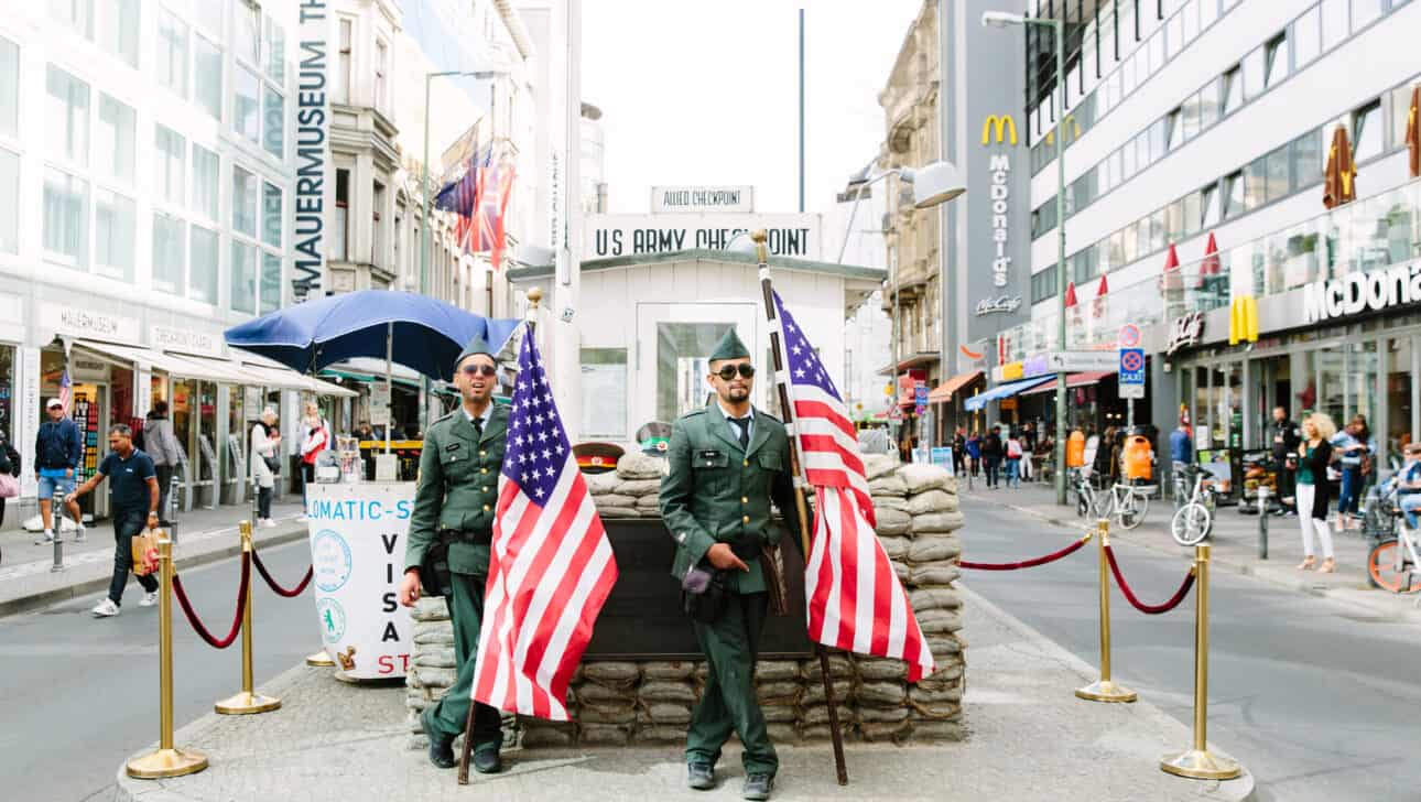 Berlin, City Bike Tour, Highlights, Berlin-City-Bike-Tour-City-Tour-Checkpoint-Charlie.