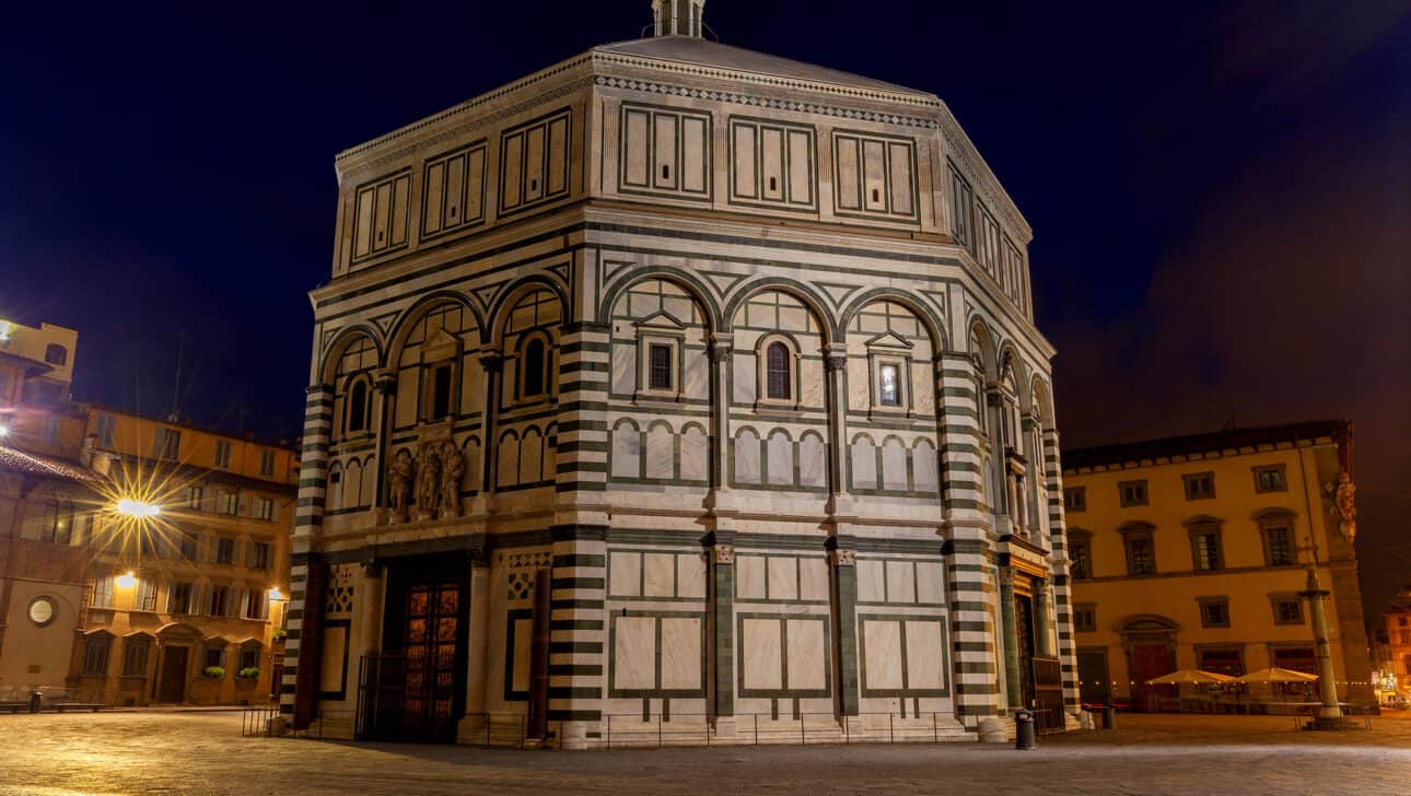 Florence, Night Segway, Highlights, Florence-Night-Segway-Night-Segway-Baptistery.