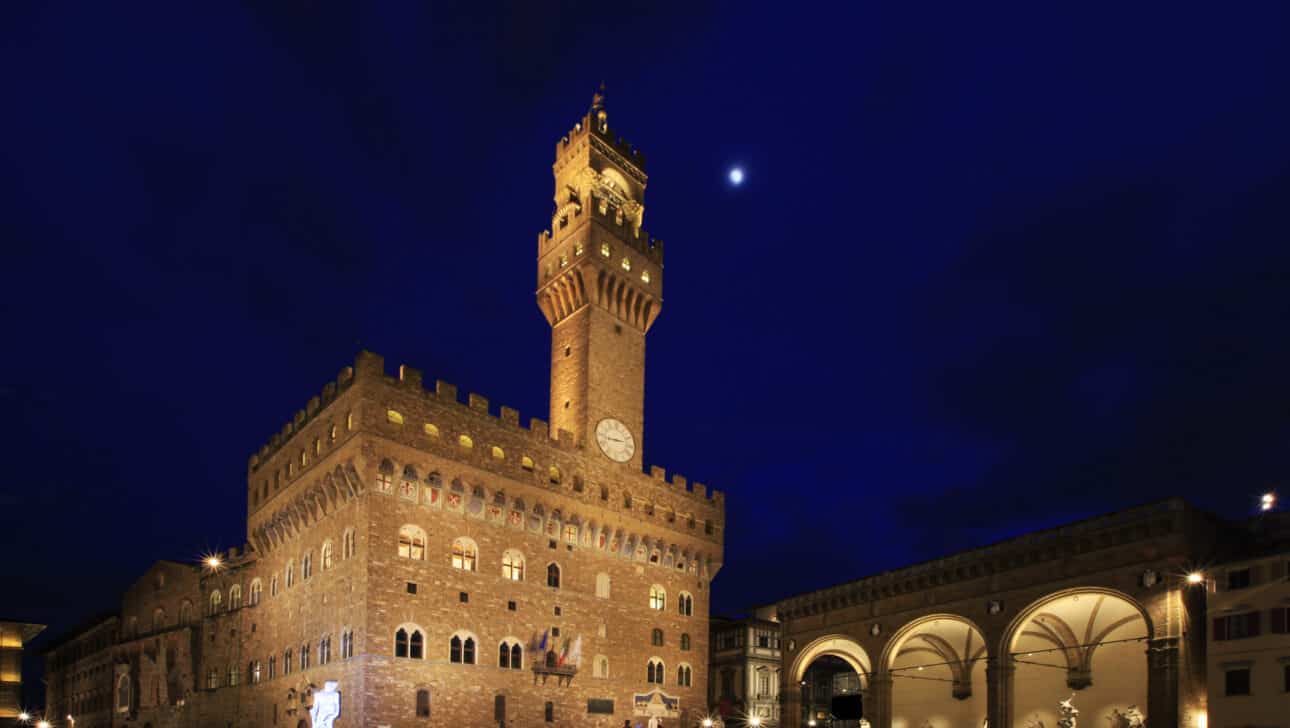 Florence, Night Segway, Highlights, Florence-Night-Segway-Night-Segway-Piazza-Della-Signoria.