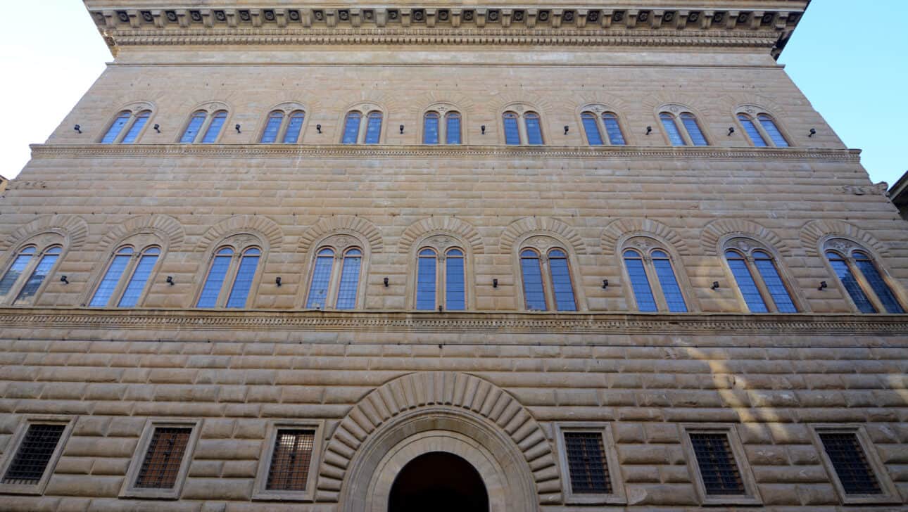 Florence, Private Bike, Highlights, Florence-Private-Bike-Palazzo-Strozzi.