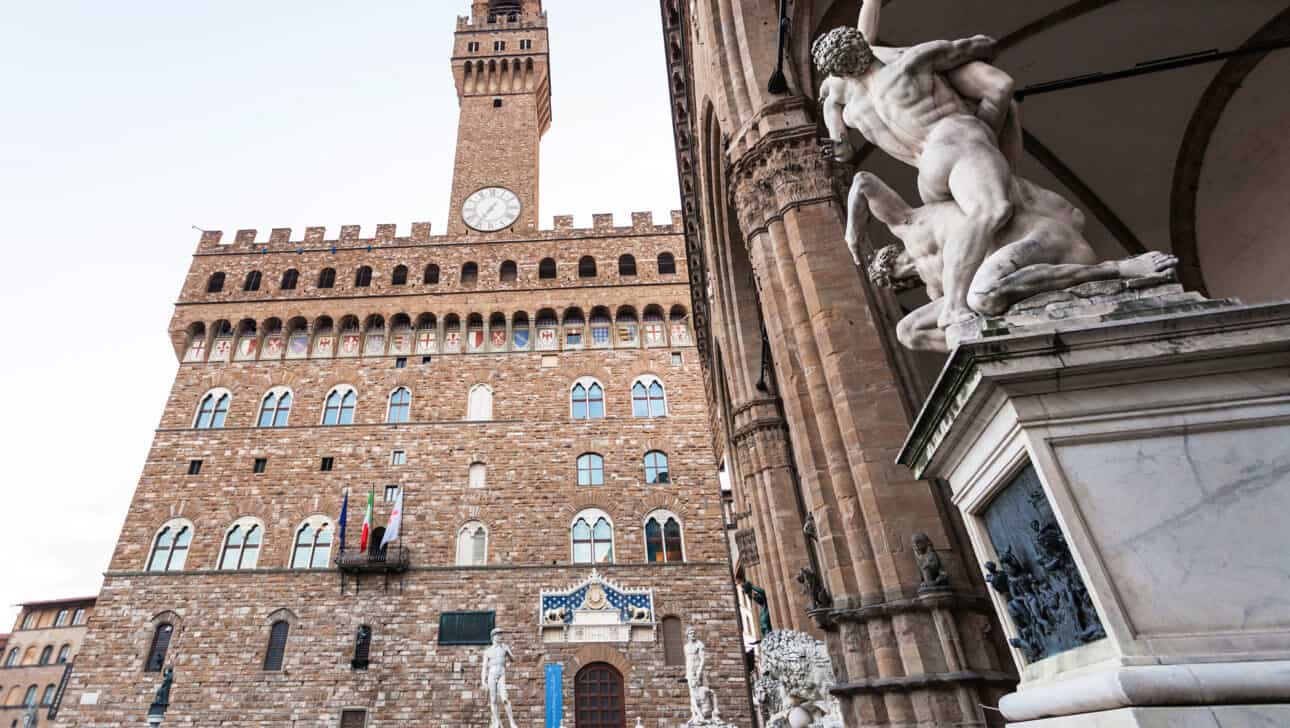 Florence, Private Bike, Highlights, Florence-Private-Bike-Piazza-Della-Signoria.