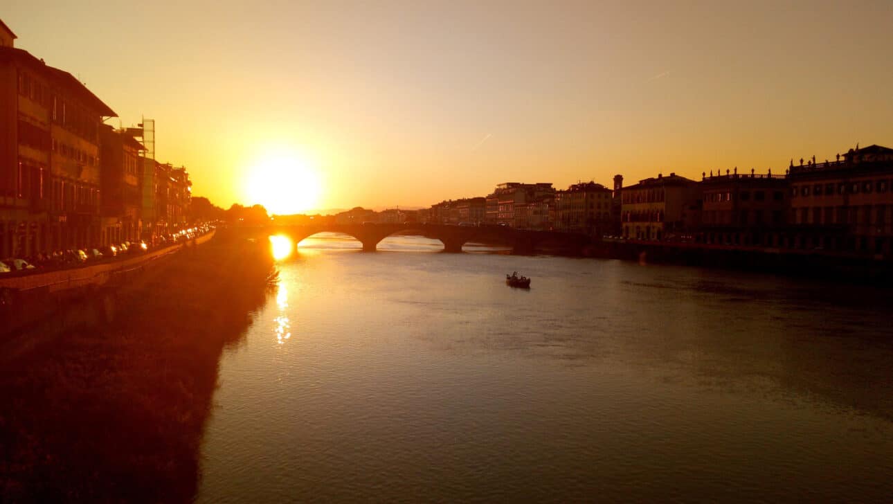 Florence, Private Night Bike, Highlights, Florence-Private-Night-Bike-Tour-Ponte-Alla-Carraia.