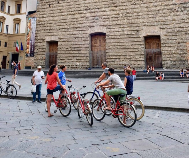 Florence, Private Night Bike, Highlights, Florence-Private-Night-Bike-Tour-San-Lorenzo.