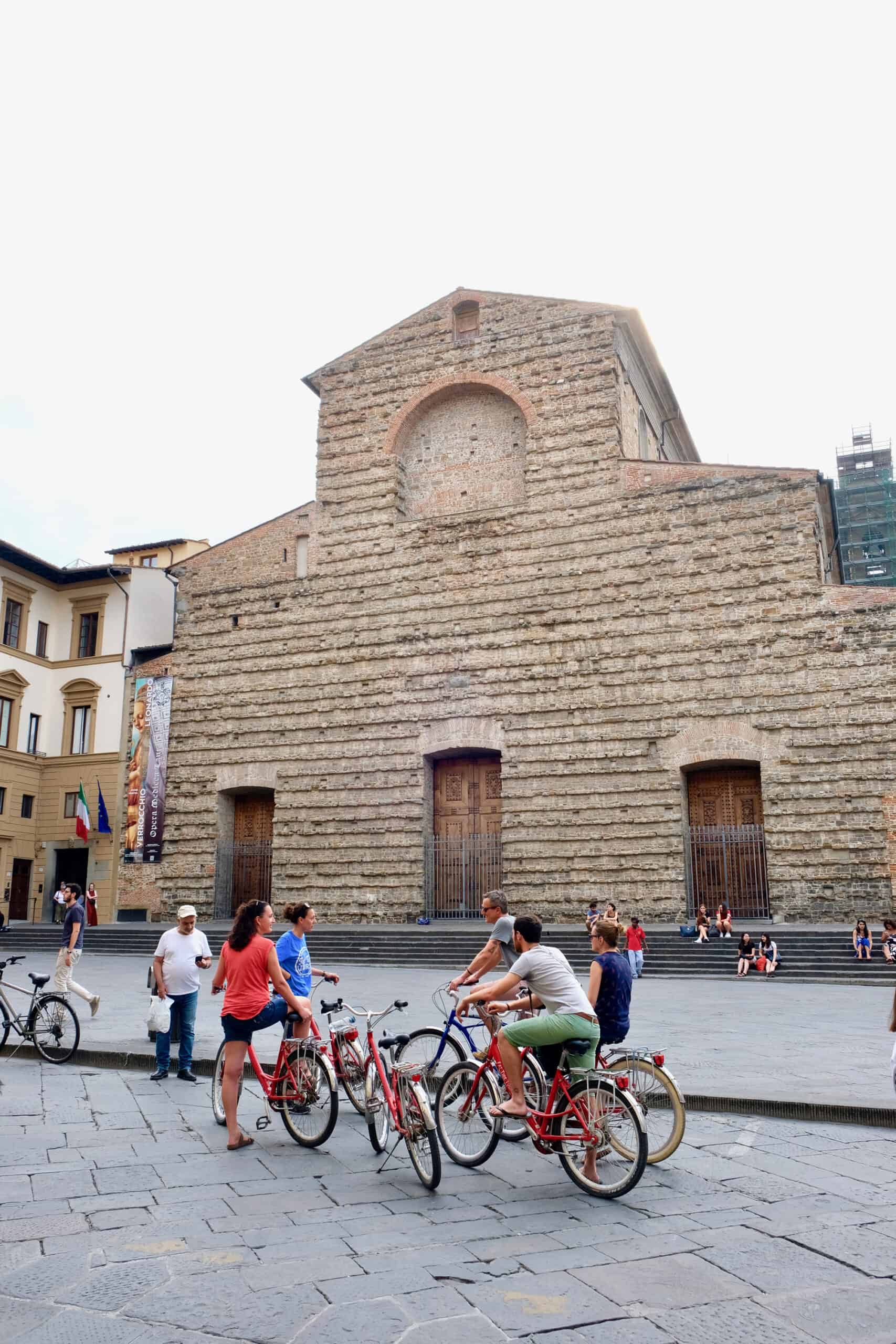 Florence, Private Night Bike, Highlights, Florence-Private-Night-Bike-Tour-San-Lorenzo.