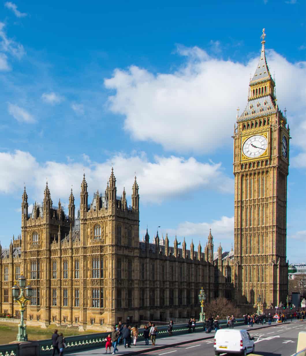 Big Ben and Parliament in London,England