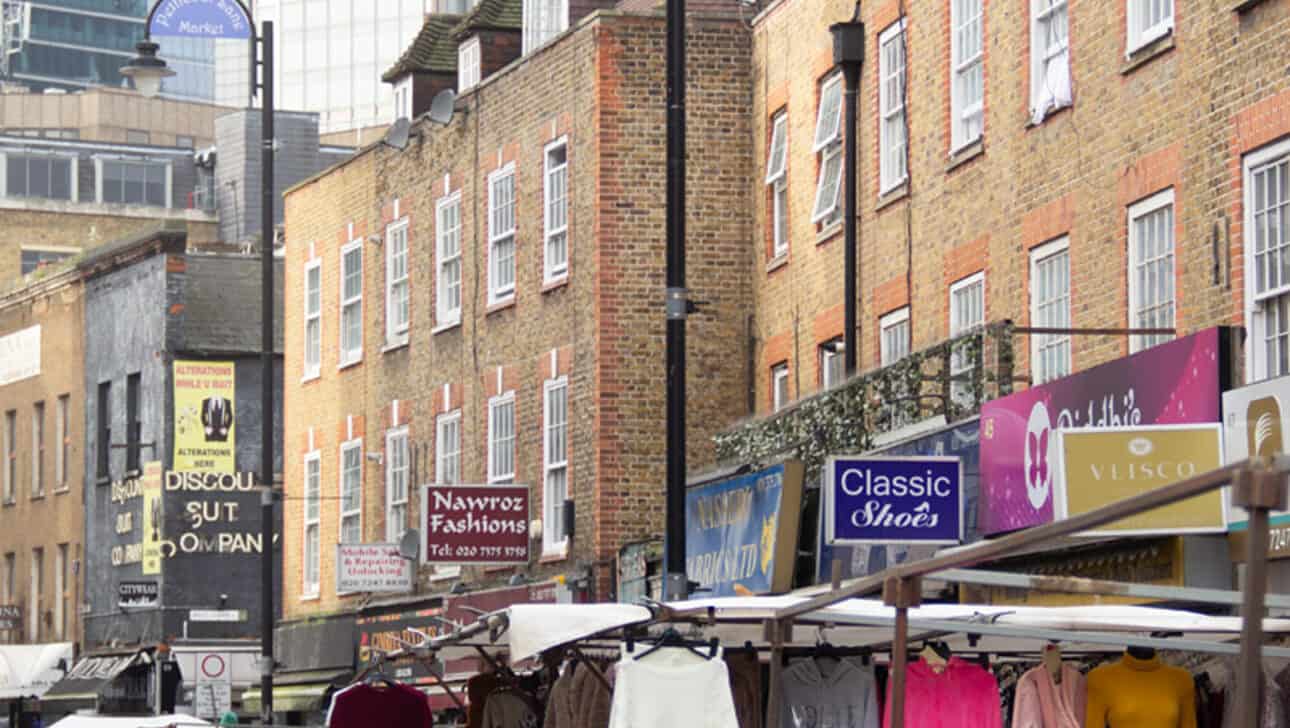 London, East End Market And Pub Tour, Highlights, London-East-End-Market-And-Pub-Tour-Middlesex-Street-Marker.
