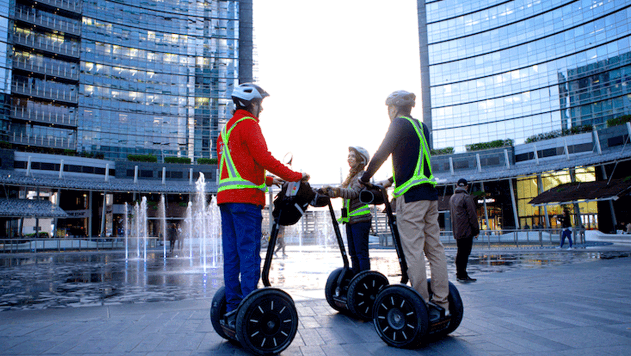 Milan, Night Segway, Highlights, Milan-Night-Segway-Piazza-Gae-Aulenti.Png.