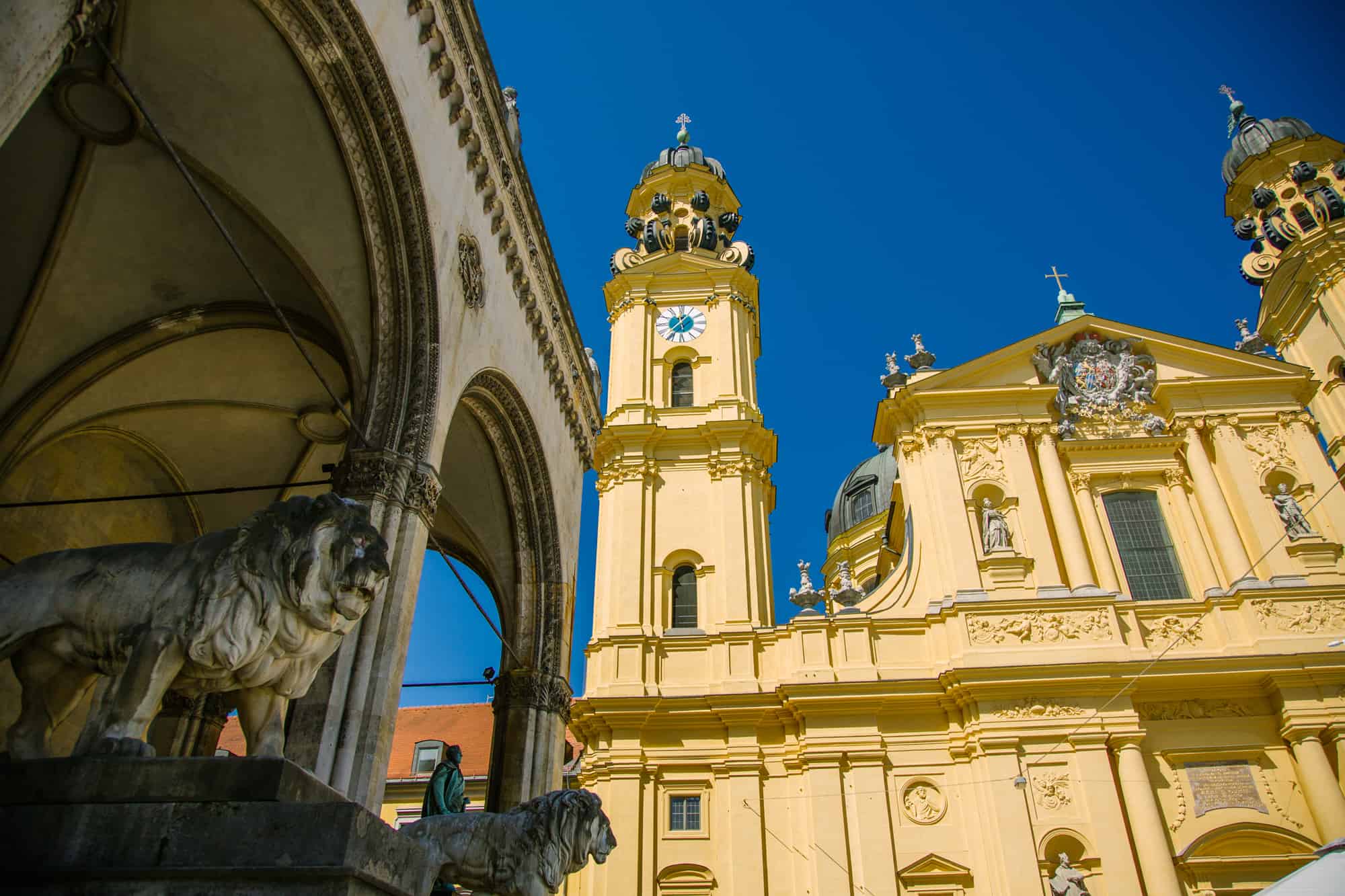 Munich, Attractions Archive, Munich-Attractions-Odeonsplatz.