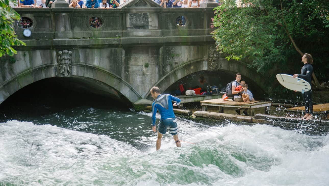 Munich, Attractions, Eisbach Surfers, Munich-Eisbach-Surfers-Slider2.