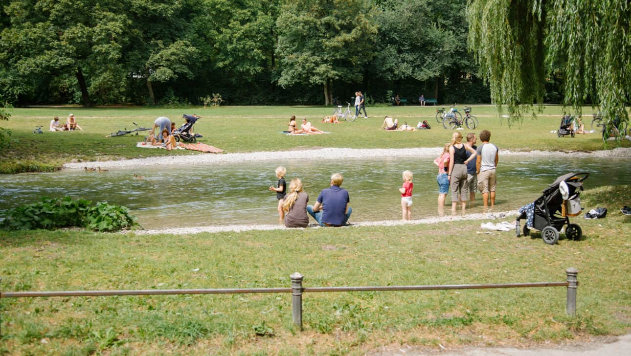 Munich, English Bike, Highlights, Munich-English-Bike-English-Garden.