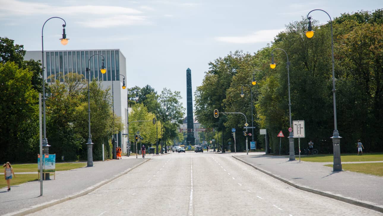 Munich, English Bike, Highlights, Munich-English-Bike-Site-Of-The-Nazi-Headquarters.