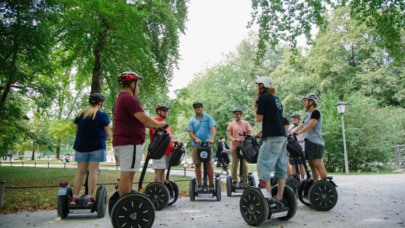 Munich, Mini Segway English, Highlights, Munich-Mini-Segway-English-English-Garden.