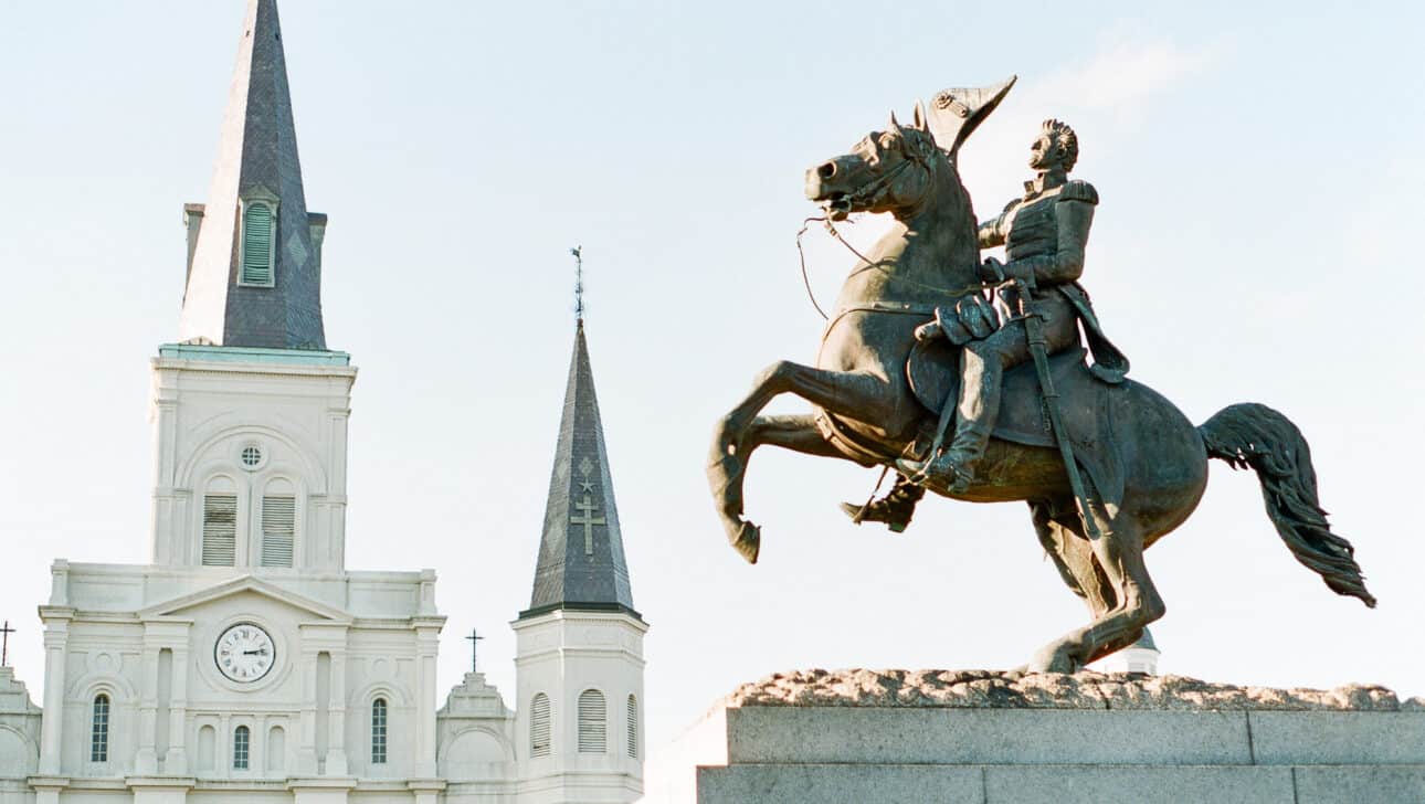 New Orleans, Bike, Highlights, New-Orleans-Bike-Jackson-Square.