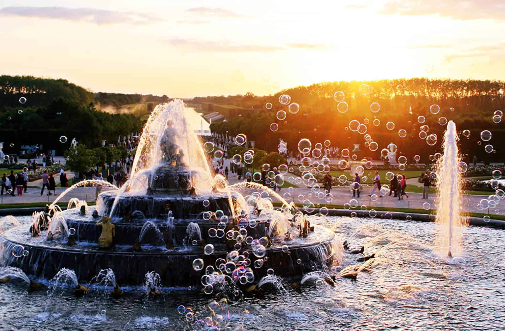 Paris, Versailles Tours, Sunset Versailles Bike, Highlights, Paris-Versailles-Tours-Sunset-Versailles-Bike-Evening-Fountain-Show-In-Versailles-Royal-Gardens.