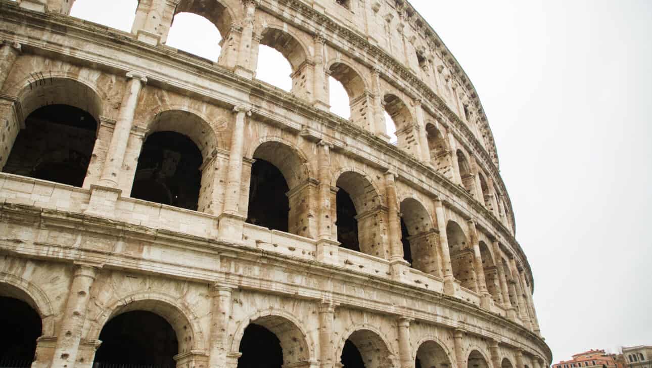 Rome, Bike, Highlights, Rome-Bike-Colosseum.