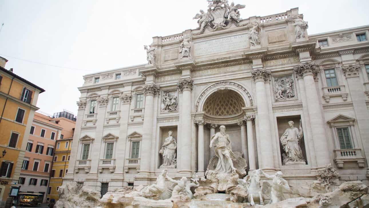 Rome, Bike, Highlights, Rome-Bike-Trevi-Fountain.