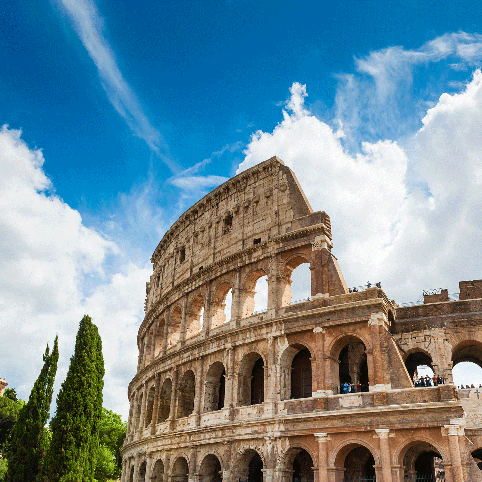 The Colosseum in Rome, Italy