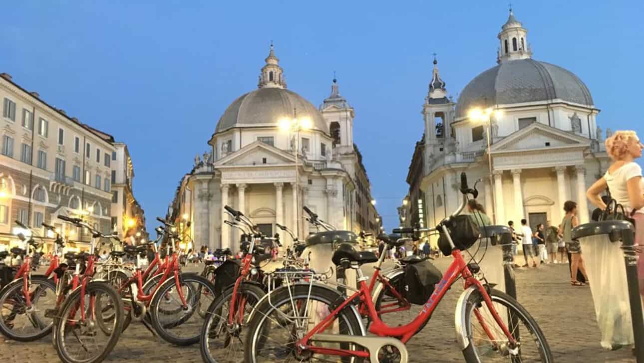 Rome, Night Bike, Highlights, Rome-Night-Bike-Piazza-Del-Popolo.