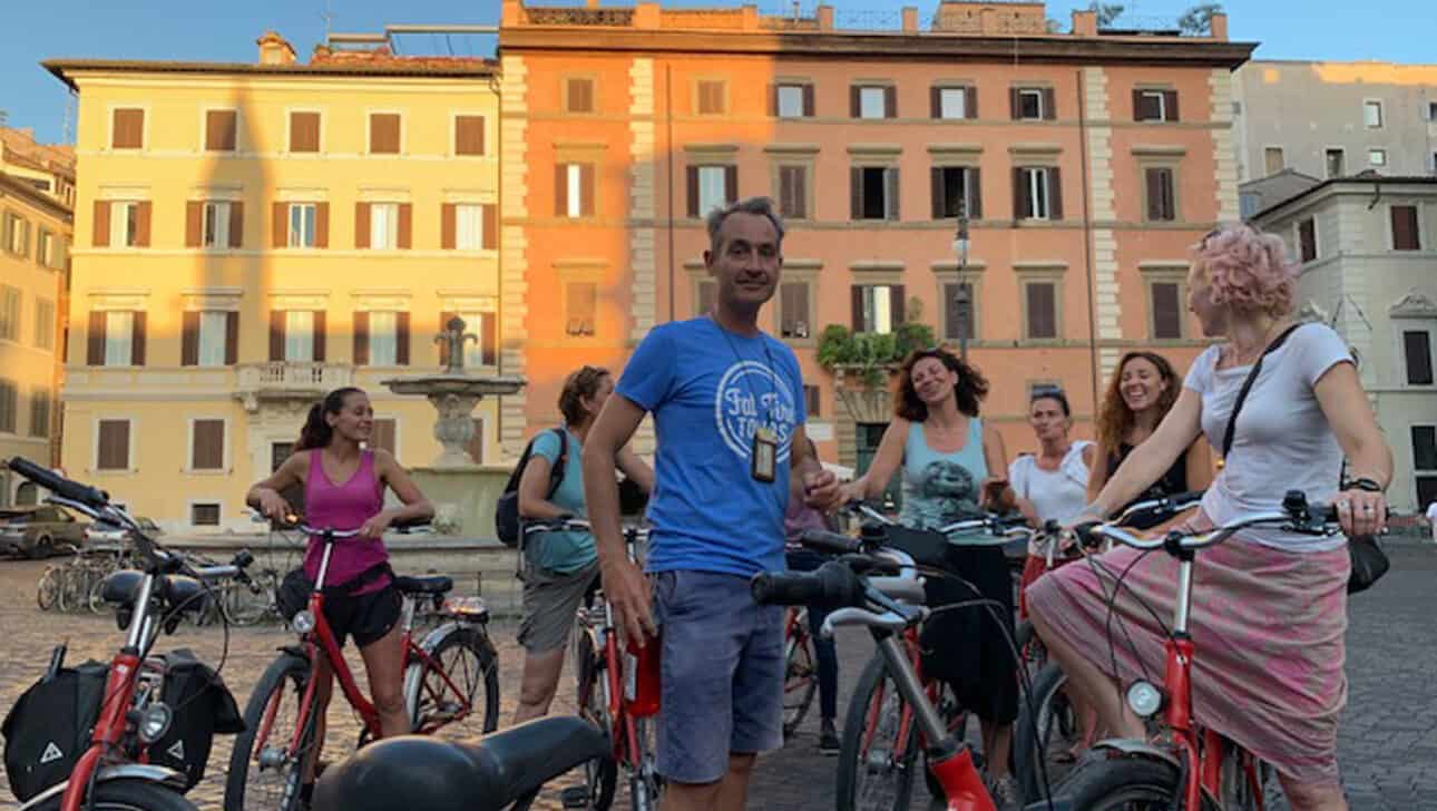 Rome, Night Bike, Highlights, Rome-Night-Bike-Piazza-Farnese.
