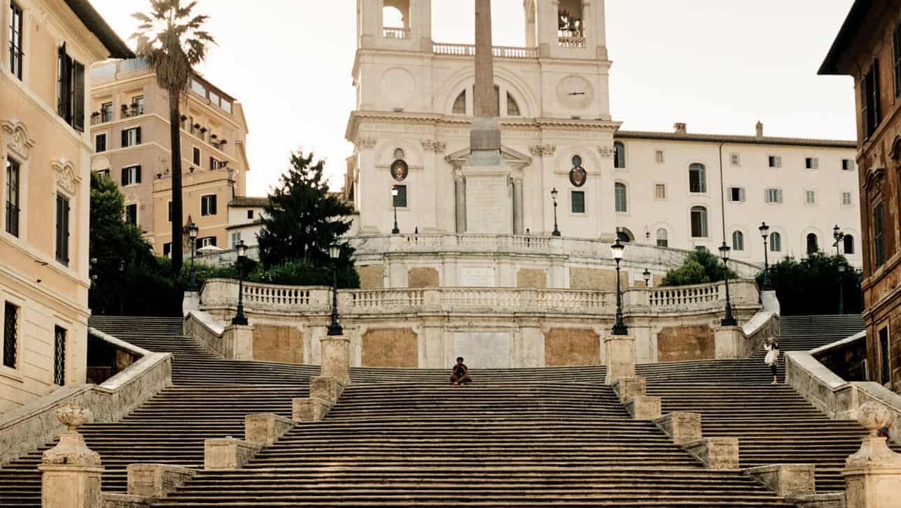 Rome, Night Bike, Highlights, Rome-Night-Bike-Spanish-Steps.