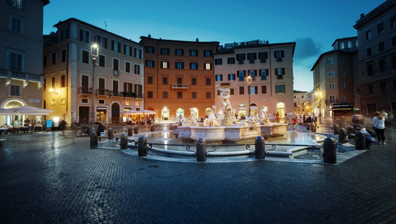 Rome, Night Segway, Highlights, Rome-Night-Segway-Colonna-Square.