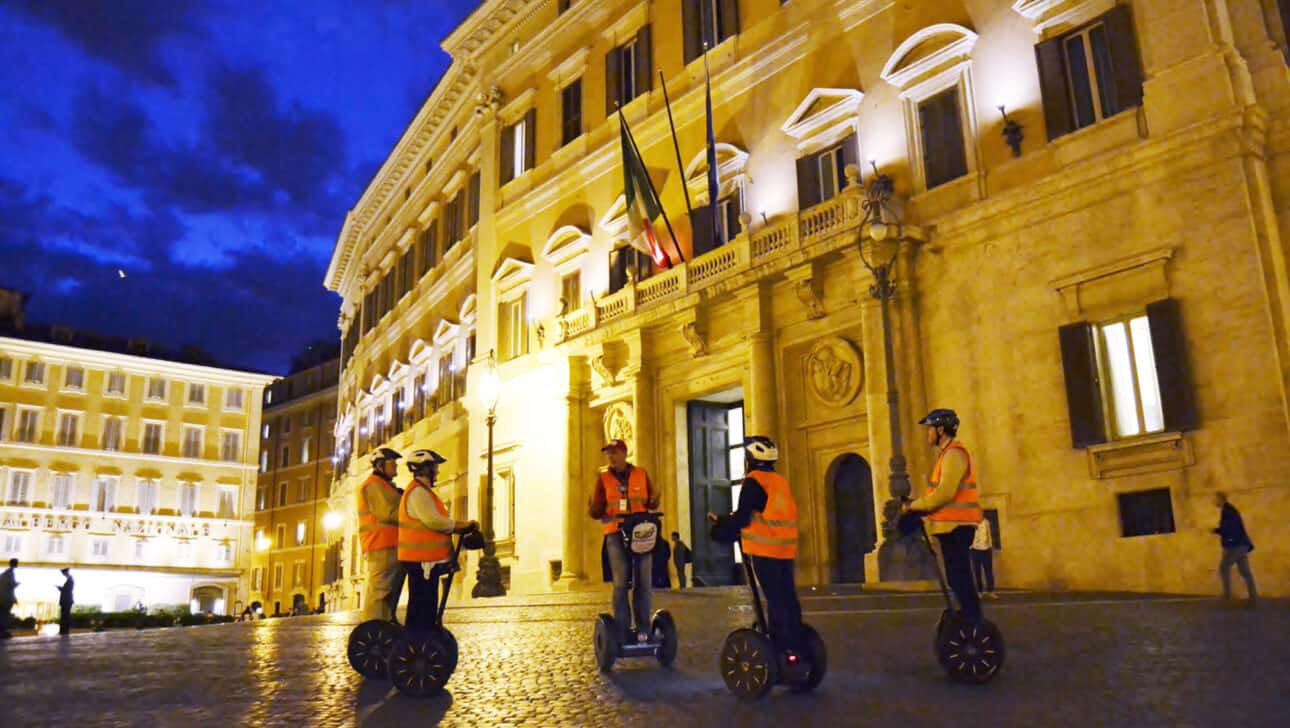 Rome, Night Segway, Highlights, Rome-Night-Segway-Montecitorio.