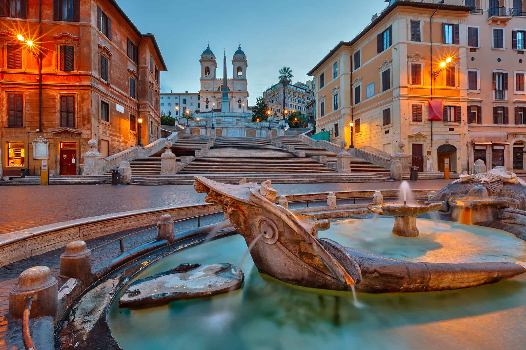 Rome, Night Segway, Highlights, Rome-Night-Segway-Spanish-Steps.