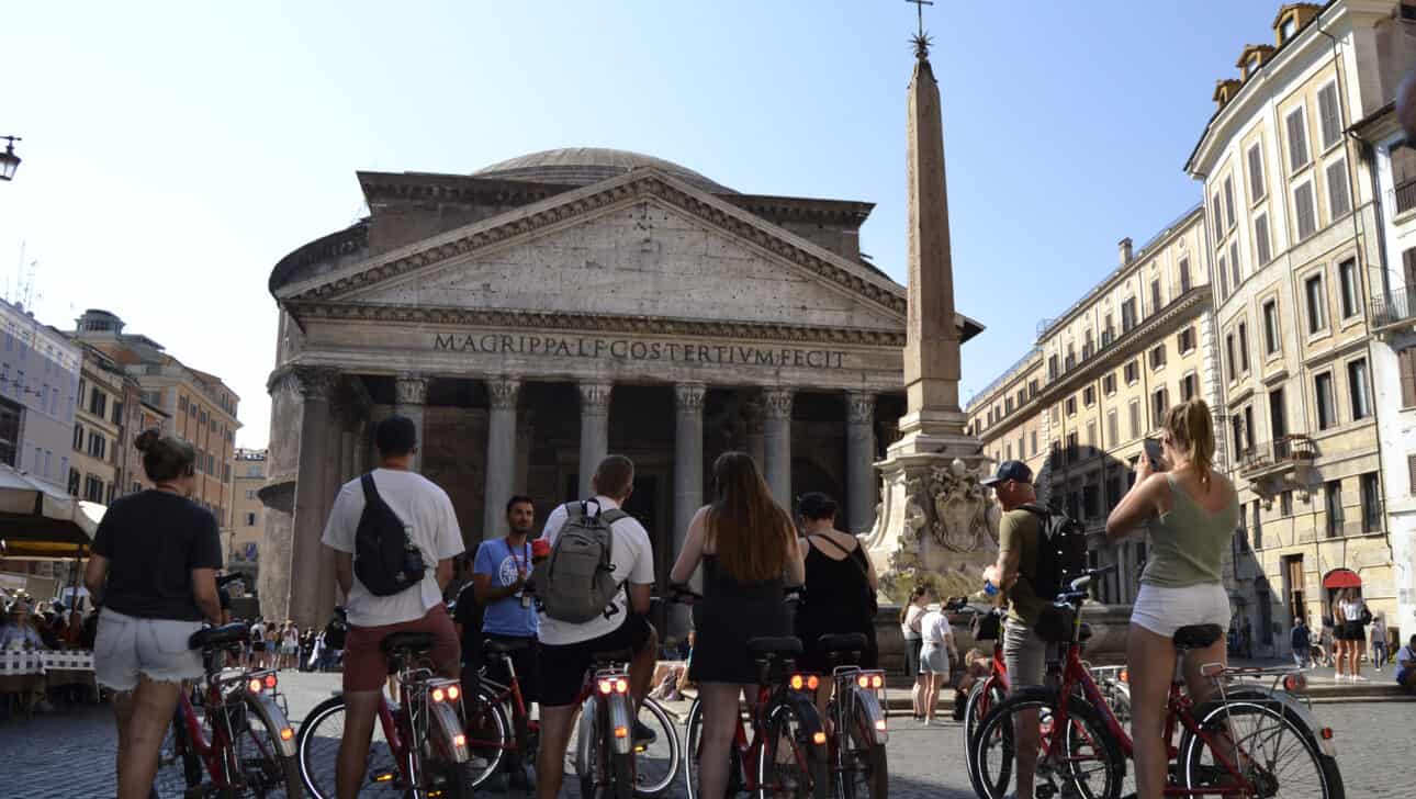 Rome, Private Bike, Highlights, Rome-Private-Bike-Pantheon.