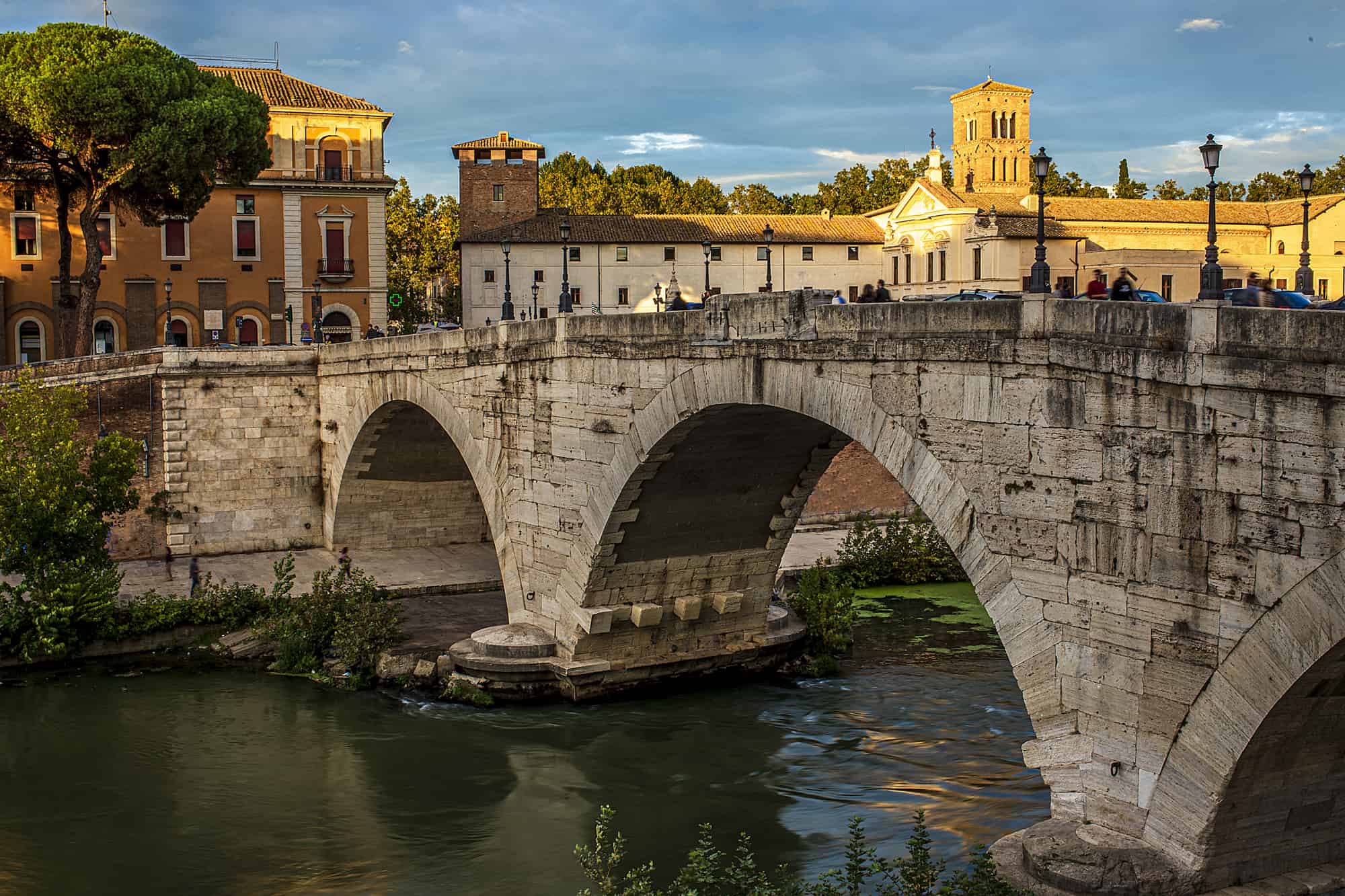 Rome, Private Night Bike, Highlights, Rome-Private-Night-Bike-Copy-Of-Ponte-Cestio.