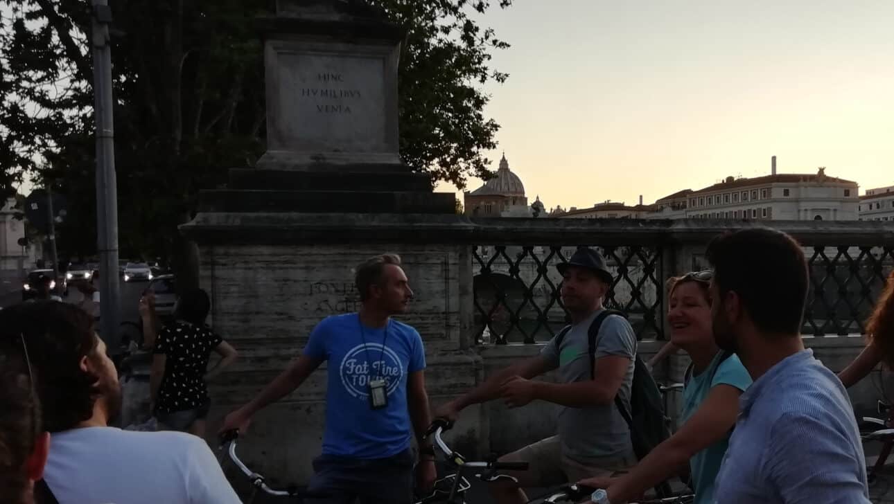 Rome, Private Night Bike, Highlights, Rome-Private-Night-Bike-Sisto-Bridge.