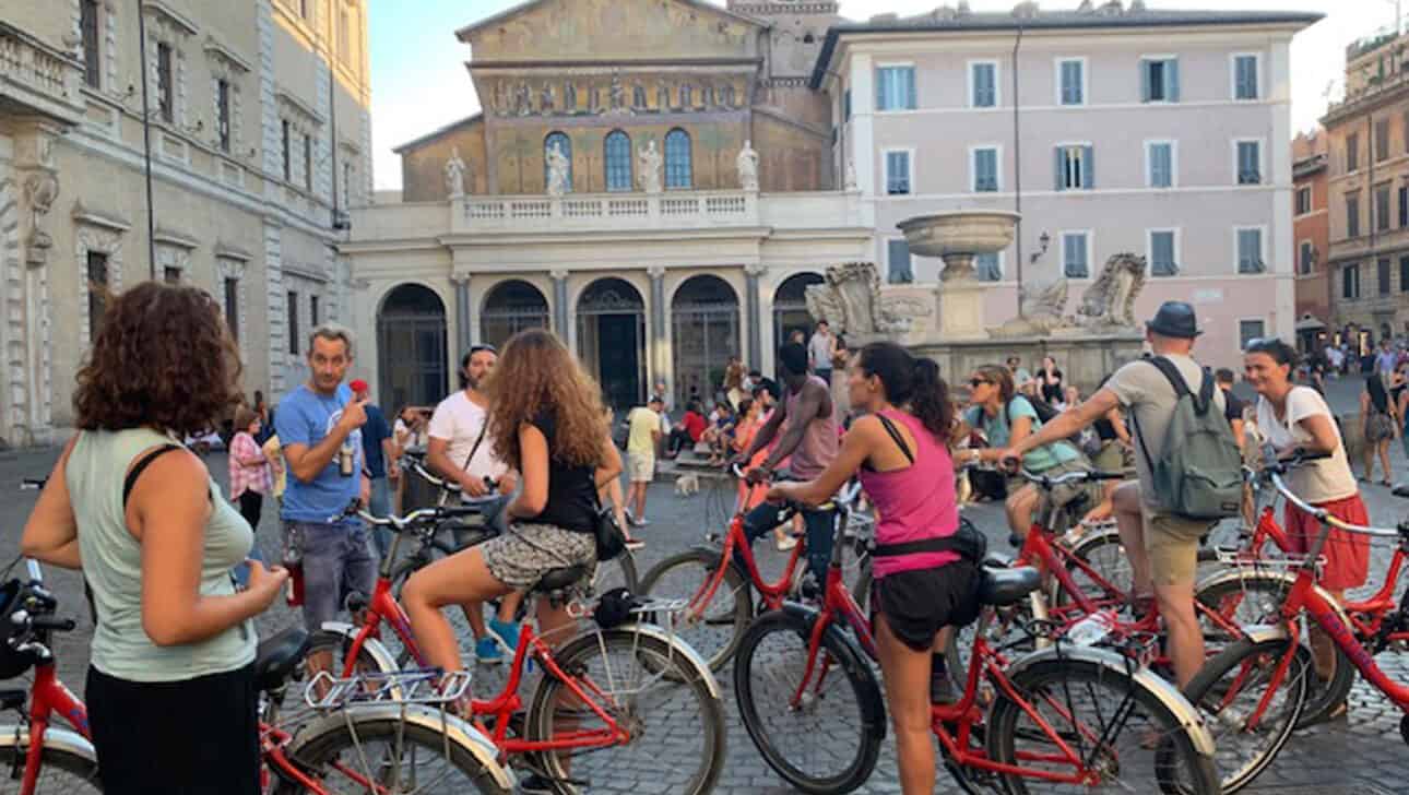 Rome, Private Night Bike, Highlights, Rome-Private-Night-Bike-Trastevere.