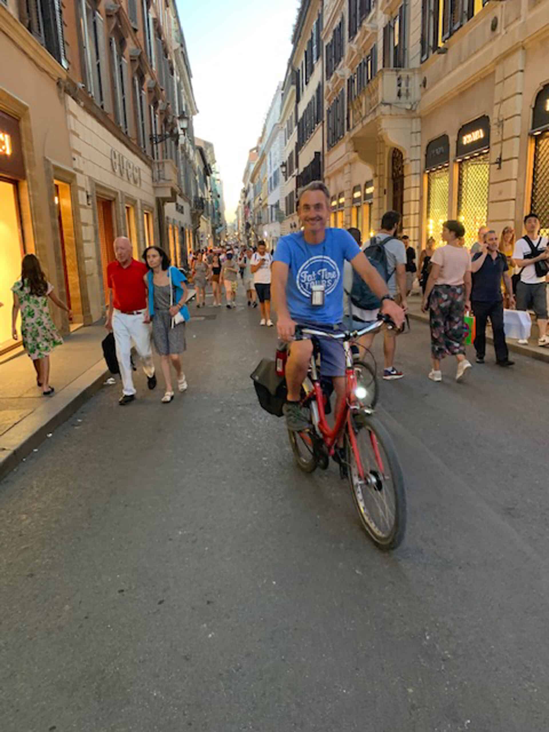 Rome, Private Night Bike, Highlights, Rome-Private-Night-Bike-Via-Dei-Condotti.
