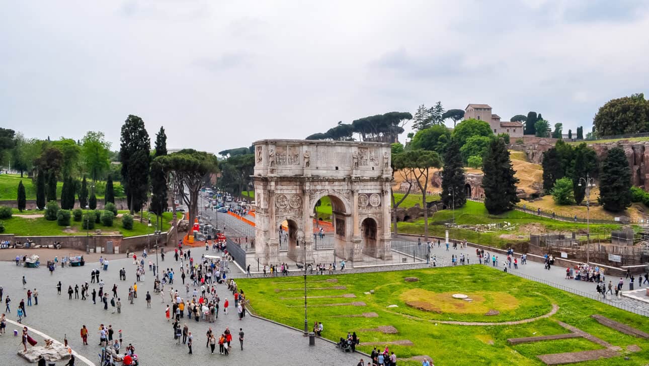 Rome, Segway, Highlights, Rome-Segway-Arch-Of-Constantine.