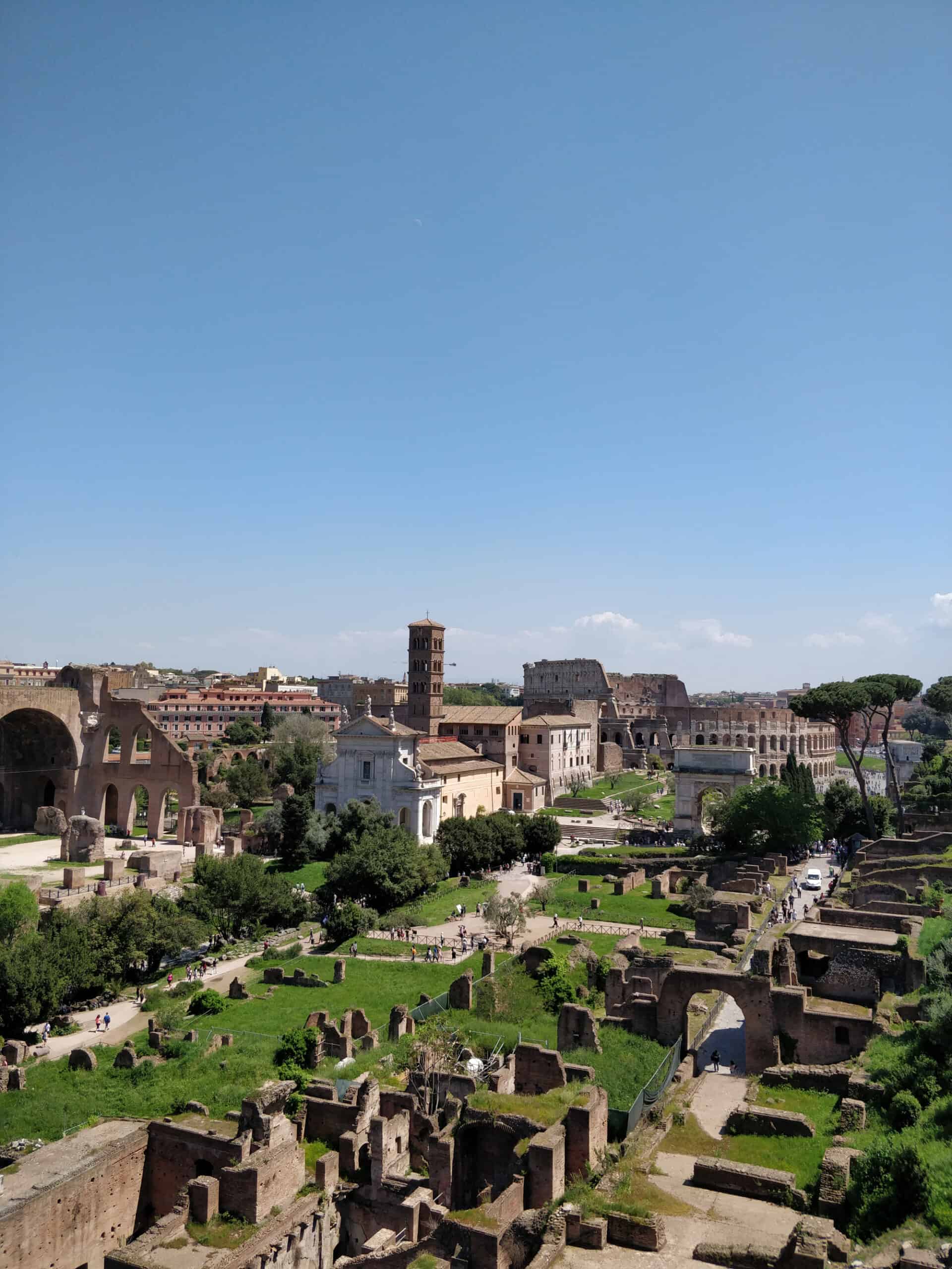 Rome, Skip The Line Colosseum Tour, Highlights, Rome-Skip-The-Line-Colosseum-Tour-View-On-The-Roman-Forums.