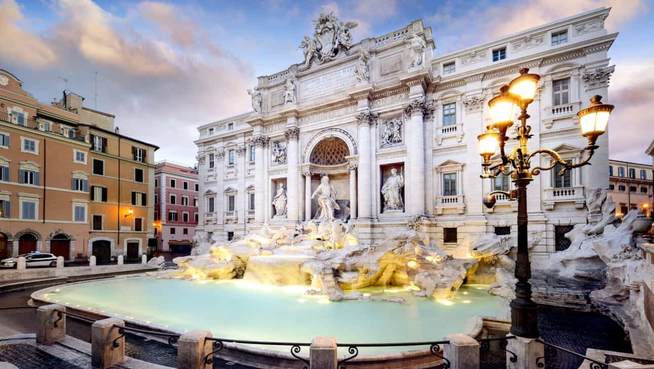 Rome, Attractions, Trevi Fountain, Rome-Trevi-Fountain-Slider3.